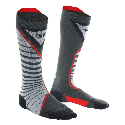 Термо носки DAINESE Thermo LONG SOCKS / черный / красный / 45/47