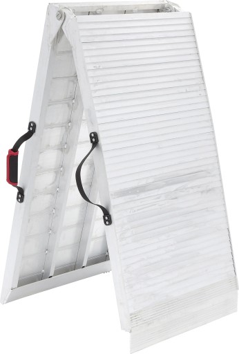 Складная рампа для мотоцикла 500 кг ACEBIKES широкая и прочная 224x57 см