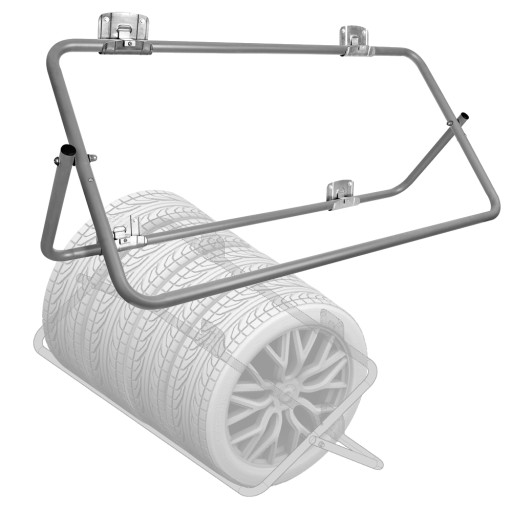 Складний настінний тримач для шин і ободів XL