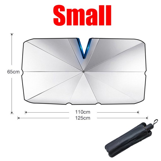 Складаний сонцезахисний козирок для лобового скла автомобіля