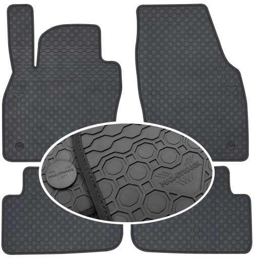 Skoda Fabia IV HB 2021 - Килимки гумові PrimeLiner - Чорні