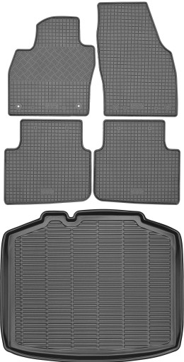 Skoda Scala Hatchback 2019 - КОМПЛЕКТ - Килимки + килимок в багажник