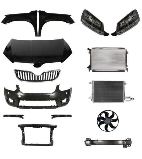 2145 - Skoda Yeti 13-17 Ремінь бампера Капот Крило