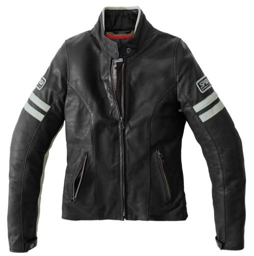 Жіноча шкіряна мотоциклетна куртка SPIDI VINTAGE LADY ICE/BLACK БЕЗКОШТОВНО