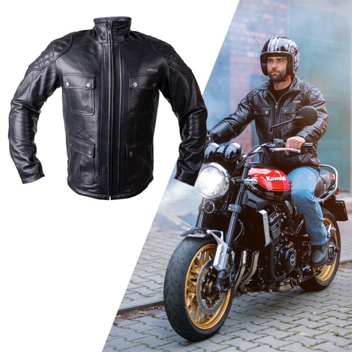 Кожаная мотоциклетная куртка в-Tec Valebravo