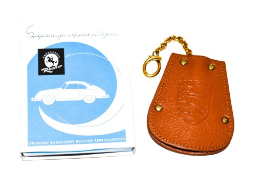 Ключниця шкіряна PORSCHE 356 коричнева