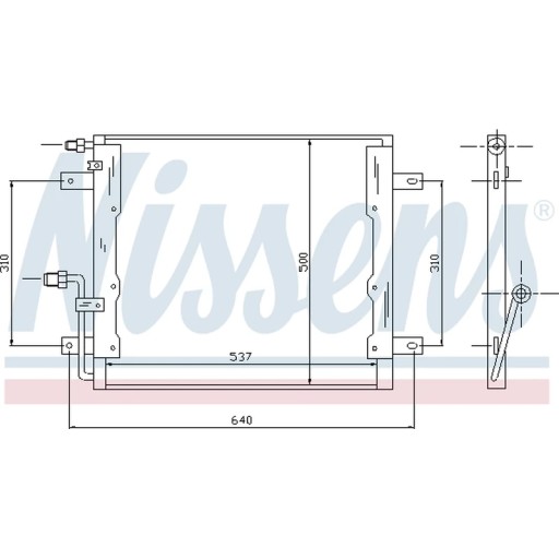 94335 - Конденсатор, Кондиціонер NISSENS 94335