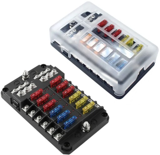 BEZ4015-12 - Коробка запобіжників FB-12 негативна шина Професійна з високою якістю