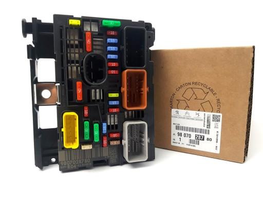 9807028780, BSM-R04 - Блок запобіжників Peugeot