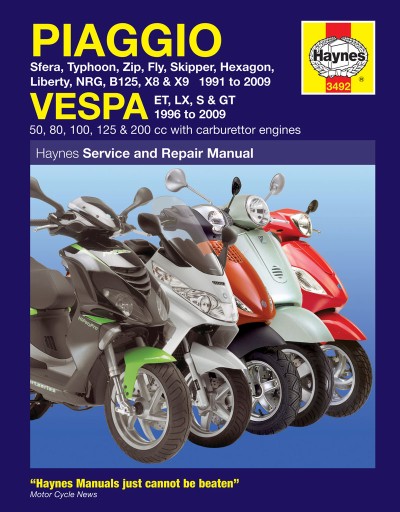 Скутеры Piaggio (Веспа) (91-09) Коллективная работа