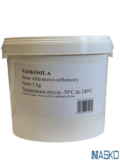 Мастило Naskosil a 5kg-кремнієво-тефлонове мастило