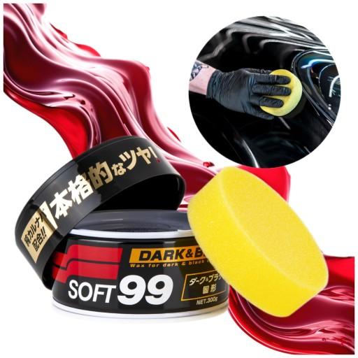 Soft99 Dark & ​​​​Black Wax 300 г віск для фарби автомобіля