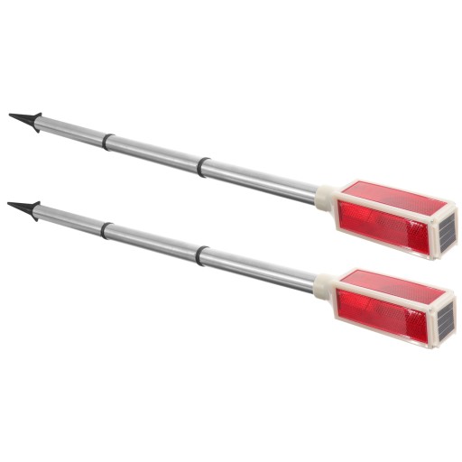 4959086860528439377 - Садовая сигнальная лампа на солнечных батареях, 2 шт.