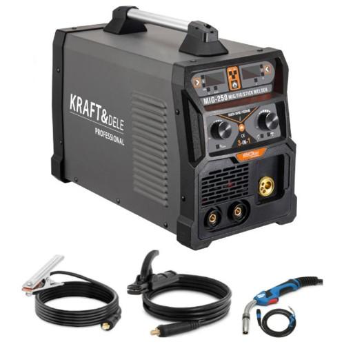 Инверторный сварочный аппарат Kraft&Dele LCD 20-330 A MIG MAG MMA TIG 4в1