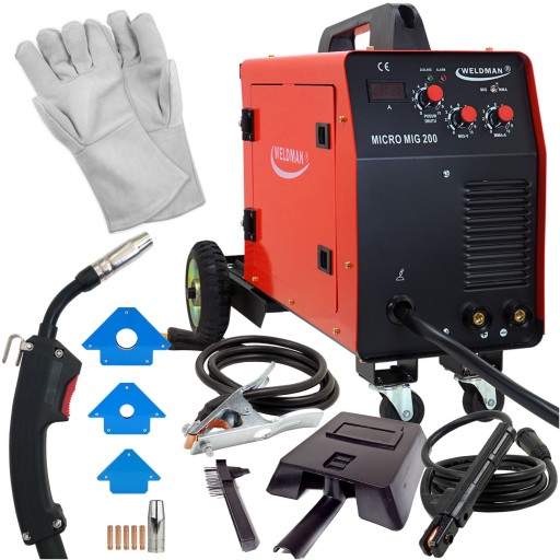 Зварювальний апарат migomat 200A MIG MAG MMA MIG 200 комплект