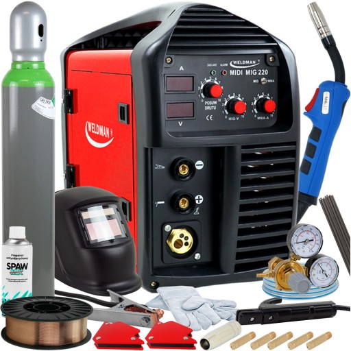 Зварювальний апарат MIGOMAT MMA WELDMAN MIDI mig 220 a