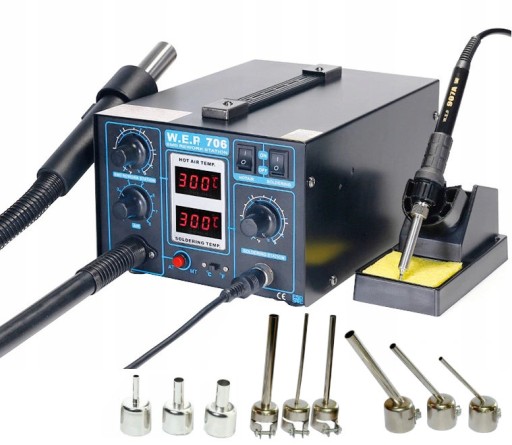 Пластик welder WEP 706 сильный воздуходувка 9X сопло