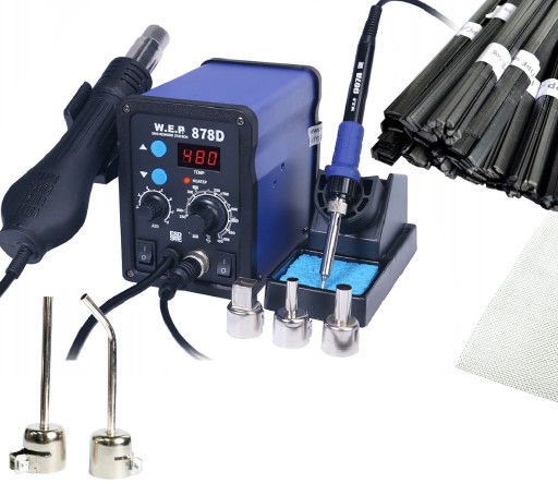 Пластиковый сварочный аппарат WEP 878D + 5DYSHE Binder Grid