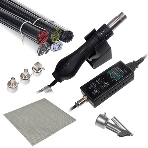 Yihua 8858 700W Сварочный аппарат Пластиковый сварочный комплект Связующее сетчатое сопло