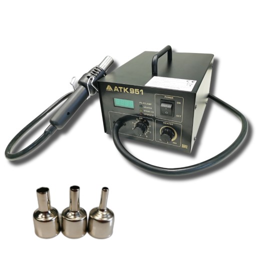 Сварочный аппарат для пластика + 3 редукционных сопла AT-951