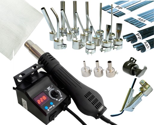 HOTAIR WEP 8858-V сварочный аппарат для пластика, 20 сопел, НО железная пластиковая сетка