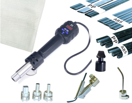 WEP 8858-IV Апарат для зварювання пластику 500°C 500°C + АЛЕ ЗАЛІЗНА СІТКА