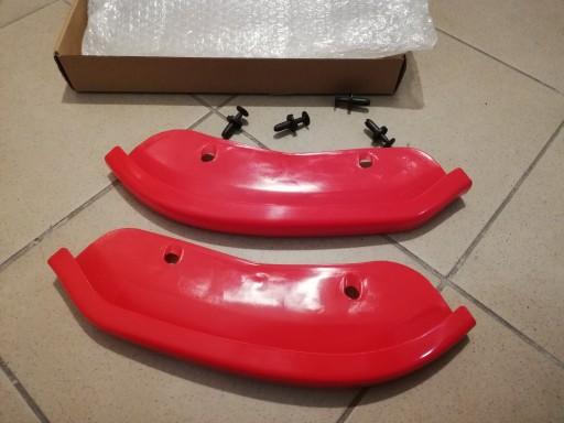 Splitter бампер накладки красный Challenger 15-