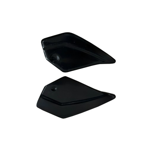 Бічні розгалужувачі заднього бампера SEAT LEON (5F1) 2012-2016 чорні глянцеві