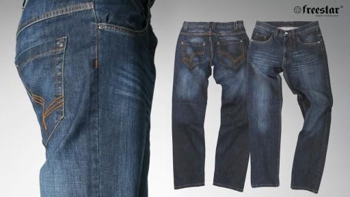 Винтажные джинсовые брюки Freestar Road, размер S