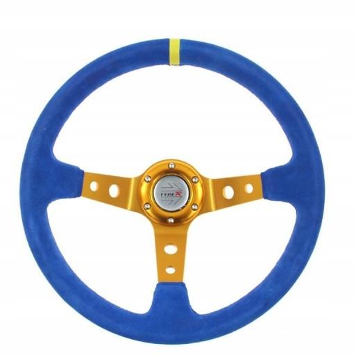 Спортивне Кермо З Відбиранням Alu Замша Синій