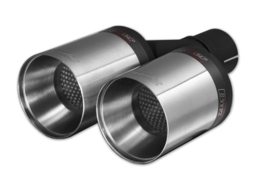 Спортивный наконечник глушителя 2x90 BUZZER SATIN RIGHT