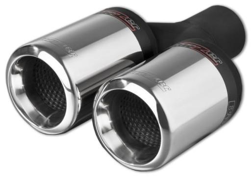 Спортивный глушитель наконечник 2X90 мм зуммер правый