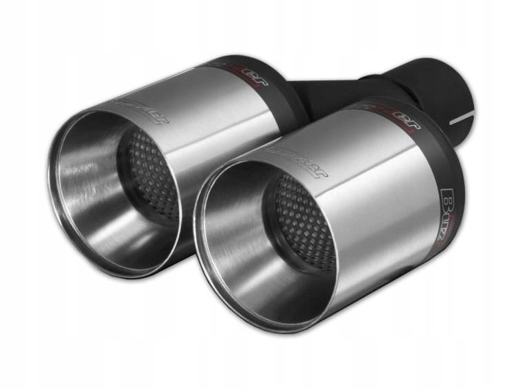 Спортивний глушник наконечник 2x90 мм зумер сатин