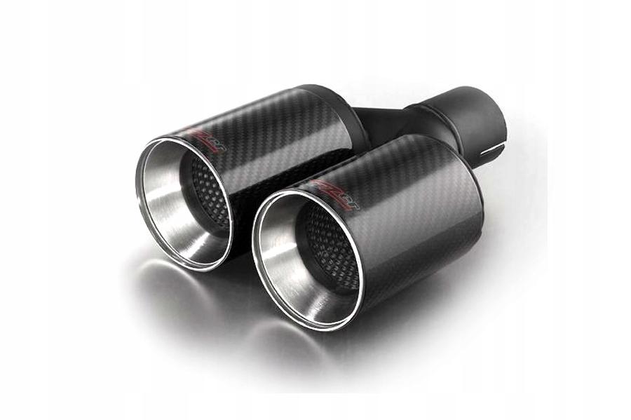 Спортивний наконечник глушника зумер 2x80 вуглецевий правий