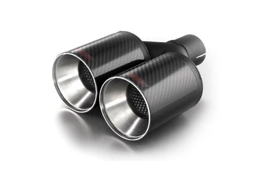 Спортивний глушник 2X90MM CARBON