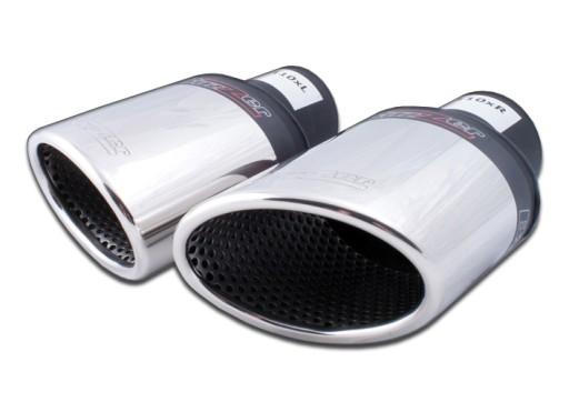 Спортивный глушитель наконечник правый + левый 95X65 зуммер