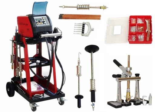 Споттер для листового металу 400В ЗВАРЮВАЛЬНИЙ АПАРАТ Quick Puller Tecno Spotter 5800 Set
