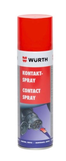 Спрей для очистки контактов Wurth 300ml