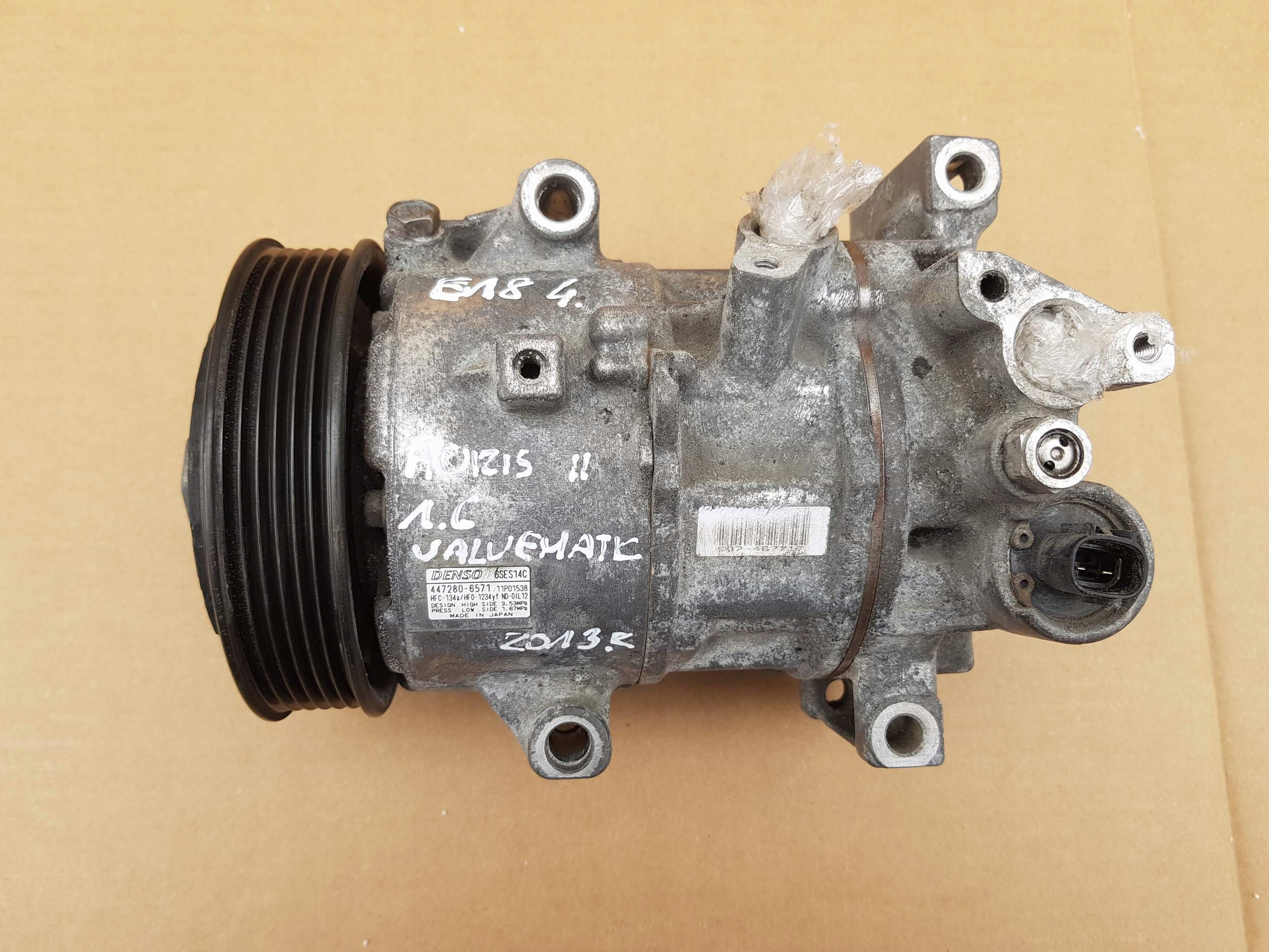 447280-6571 - Компресор кондиціонера Auris II E18 1.6 B 13-18