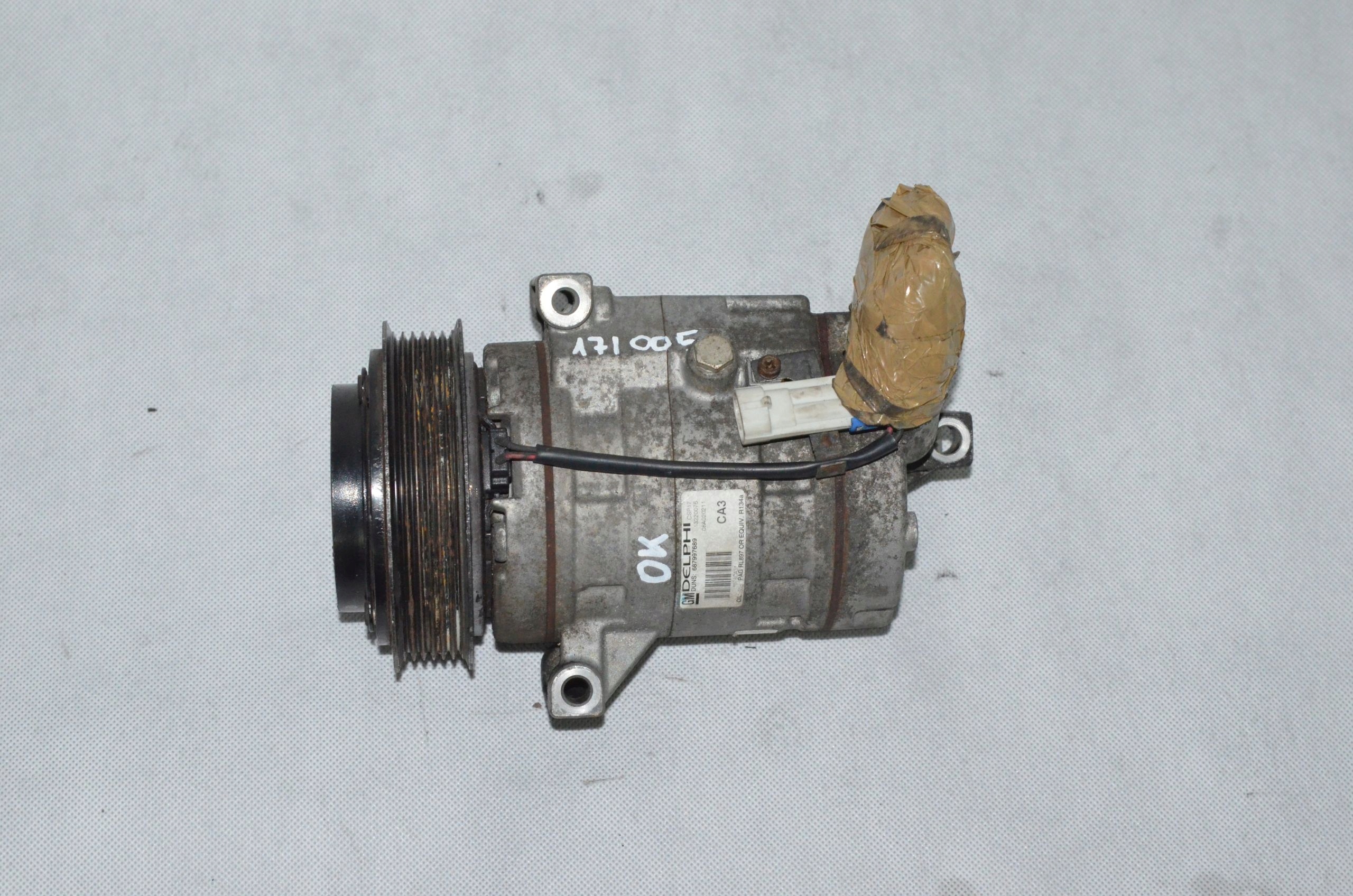 687997689 - Компрессор кондиционера Chevrolet Cruze 1.6 1.8 16V