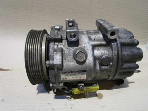 9651911380 - Компрессор кондиционера Citroen C4 Picasso 2.0 HDI