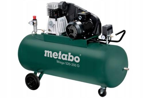 Трифазний поршневий компресор Mega 520-200 D від Metabo