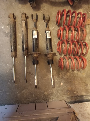 Спортивные пружины, понижающие + амортизаторы / Seat exeo / Audi