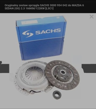 Сцепление Sachs МЗК 2126 MAZDA 6гг