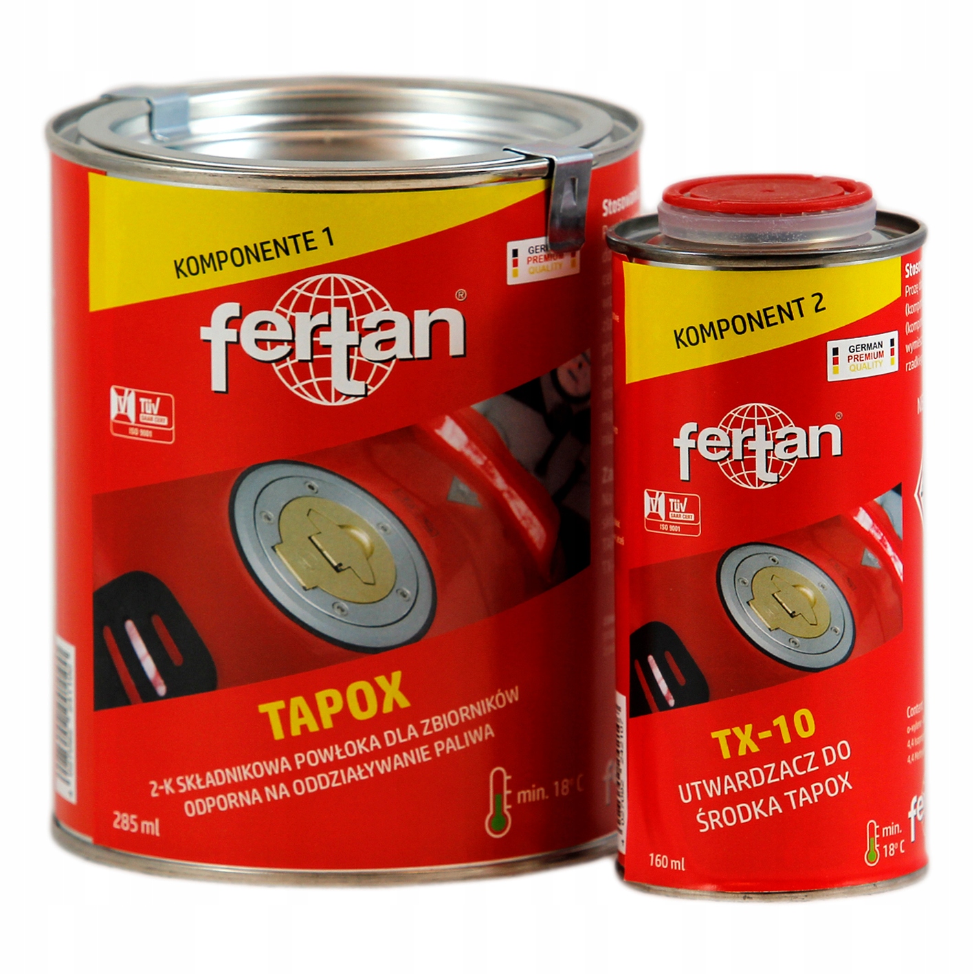 Strong anti-corrosion agent for the tank FERTAN SET