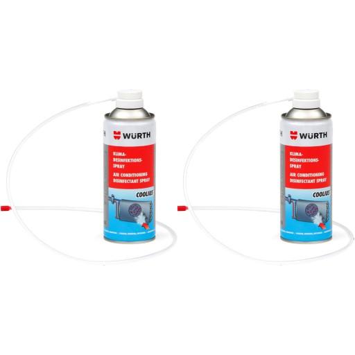 WURTH Coolius Spray 2x миючий засіб для кондиціонерів