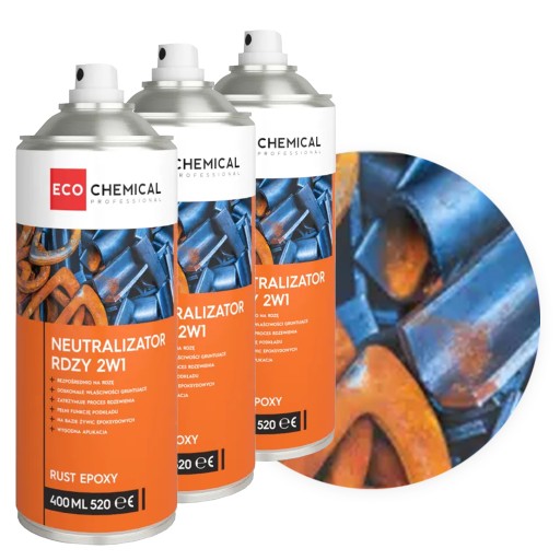 2в1 спрей для видалення іржі нейтралізатор і праймер набір 3шт