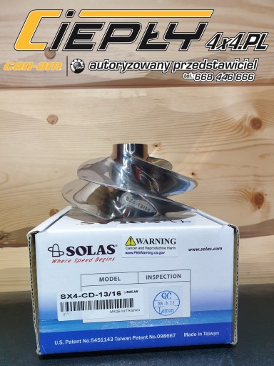 Пропелер Solas SX4-CD-13/16 RXP-X RXT Sea Doo