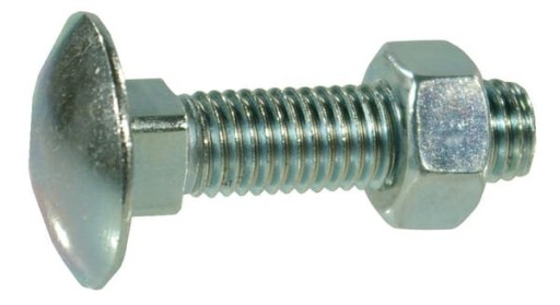 Болт m10x60mm с гайкой оцинкованный кл. 4.6 50