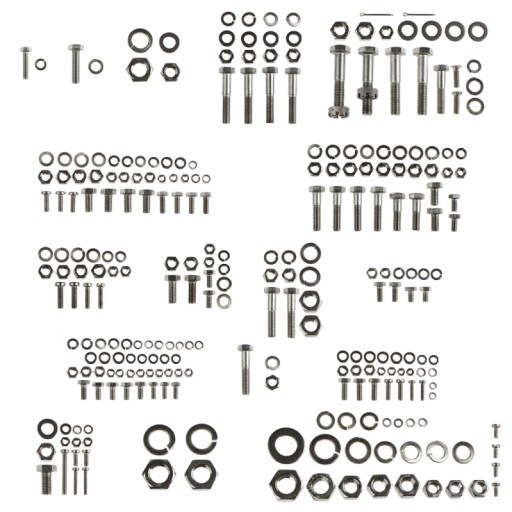 023982 - Болты кузова, подвески WSK125 Z2-нержавеющие, самый большой комплект. как ORG